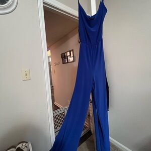 Chic Royal Blue Jumpsuit
